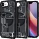 SPIGEN case ULTRA HYBRID MAG compatible with MagSafe for IPHONE 16E 2025 zero one black