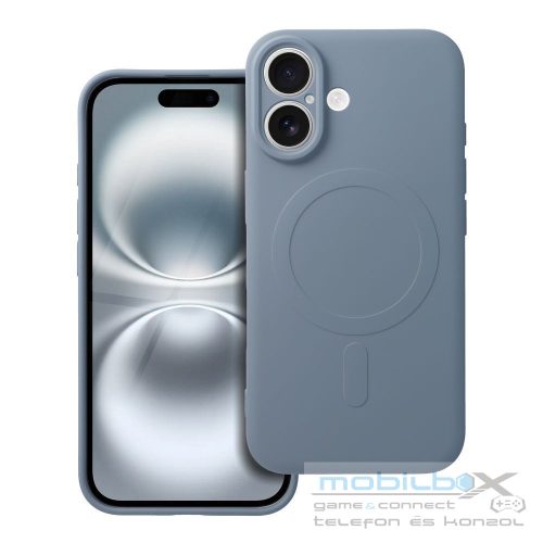 SILICONE MAG COVER case compatible with MagSafe for SAMSUNG S25 Edge light blue