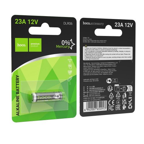 Battery 23A Hoco 12V DLR06 1 pcs