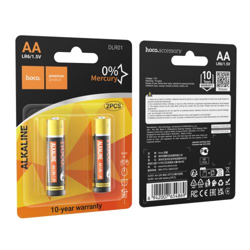 Battery R6 (AA) Hoco DLR01 2 pcs