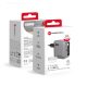 FORCELL F-ENERGY GaN III VT-R5 travel charger with retractable cable Type C and Type C charging port PD QC4.0 3A 45W gray