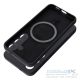 Case SILICONE 2mm for SAMSUNG S25 compatible with MagSafe black