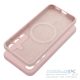 Case SILICONE 2mm for SAMSUNG S25 compatible with MagSafe sand pink