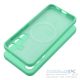 Case SILICONE 2mm for SAMSUNG S25 compatible with MagSafe mint