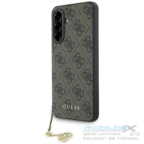 GUESS case for SAMSUNG A56 GUHCSA56GF4GBR (PU 4G Charm) brown