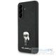 KARL LAGERFELD case for SAMSUNG A36 KLHCSA36GKNPSK (Fixed Glitter W/ Ikonik Metal Pin) black