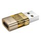 HOCO adapter USB A (male) to Type C (female) UA36C gold