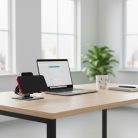 Desk holder for phone / tablet foldable Forcell F-Grip Fold Stand 2 360 gray