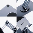 Desk holder for phone / tablet foldable Forcell F-Grip Fold Stand 2 360 gray