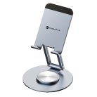 Desk holder for phone / tablet foldable Forcell F-Grip Fold Stand 3 360 gray