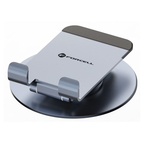 Desk holder for phone / tablet foldable Forcell F-Grip Fold Stand 3 360 gray