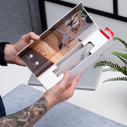 Desk holder for laptop / tablet foldable Forcell F-Grip Fold Stand X Pro gray