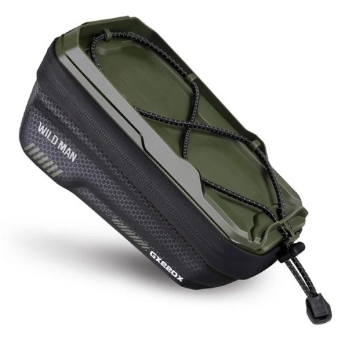 WILDMAN traveling bag for bike frame with zipper 1L ( 4"- 7") GX220X green