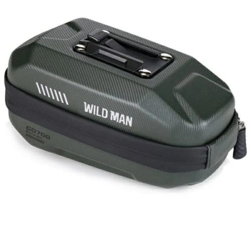WILDMAN traveling bag under bike saddle with zipper 0,8L GD700 green