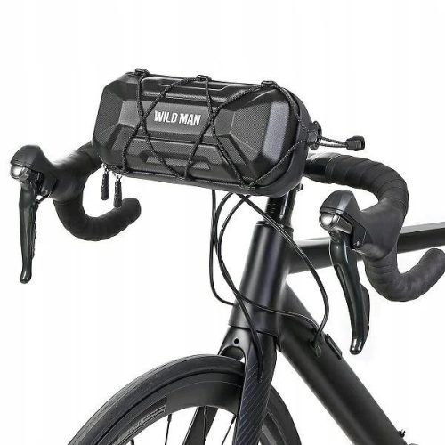 WILDMAN traveling bag for bike handlebars with zipper 2L XT17 black