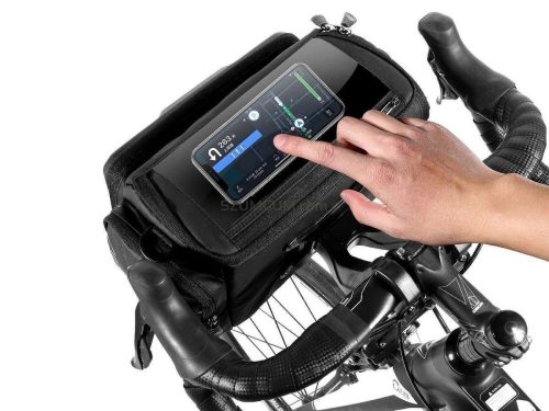 WILDMAN traveling bag for bike handlebars with zipper 4L GS6 black