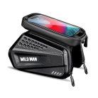 WILDMAN traveling bag for bike frame with zipper 1,2L (4"-7") ES6 black