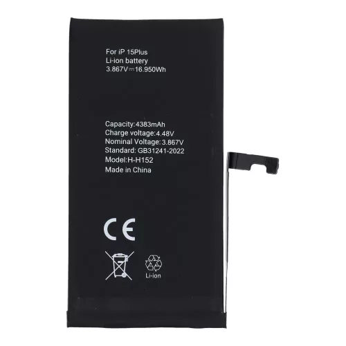 POLYMER BOX battery for IPHONE 15 Plus 4383 mAh
