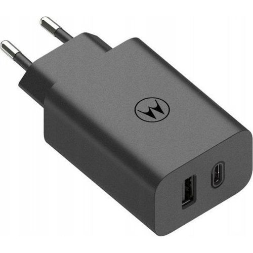 MOTOROLA original charger Type C + USB A 50W MC502/509 black bulk