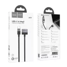 Cable USB C to Mag3 Hoco 5A 140W magnetic 1,8 m U141 black