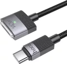 Cable USB C to Mag3 Hoco 5A 140W magnetic 1,8 m U141 black