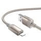 Cable USB A to Lightning Hoco 2,4A 1 m X117 gold