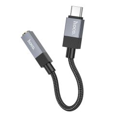   Adapter AUX USB C (male) to Jack 3,5 mm (female) Hoco UPA32C black