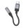 Adapter AUX USB C (male) to Jack 3,5 mm (female) Hoco UPA32C black