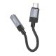 Adapter AUX USB C (male) to Jack 3,5 mm (female) Hoco UPA32C black