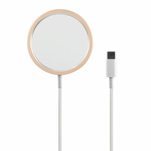 Wireless charger Guess compatible with MagSafe 15W GUCBMSLRD gold