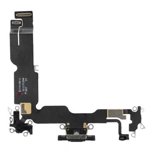 Charging flex USB for IPHONE 15 Plus black (pulled)