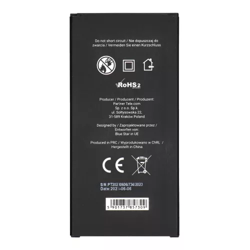 Battery for Samsung J7 2016 3300 mAh Blue Star Premium