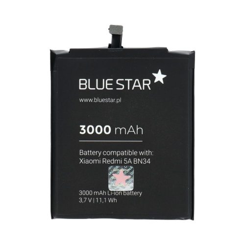 BLUE STAR battery for XIAOMI REDMI 5A (BN34) 3000 mAh