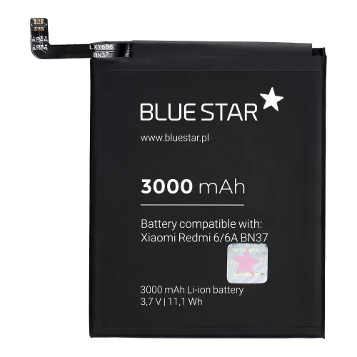 Battery for Xiaomi Redmi 6 / 6A (BN37) 3000 mAh Blue Star