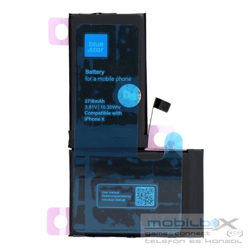 BLUE STAR HQ battery for IPHONE X 2716 mAh