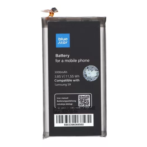 Battery for Samsung S9 3000 mAh Blue Star Premium