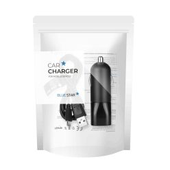   Car charger Blue Star USB A 2A + cable USB A to Micro USB black