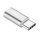Adapter Micro USB (female) to Type C (male) silver
