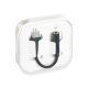 Adapter AUX Type C (male) to Jack 3,5 mm (female) BOX black [DAC]