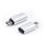 Adapter Typ C (female) to Micro USB (male) silver