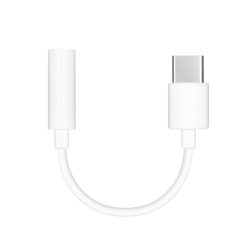   HUAWEI original adapter AUX Type C (male) to Jack 3,5 mm (female) CM20 white bulk