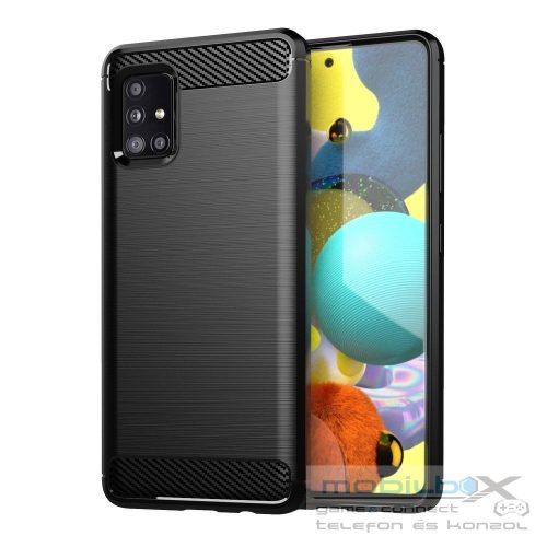 CARBON case for SAMSUNG A71 black