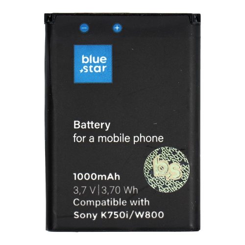 BLUE STAR PREMIUM battery for SONY ERICSSON K750i / W800 / W550i / Z300 1000 mAh