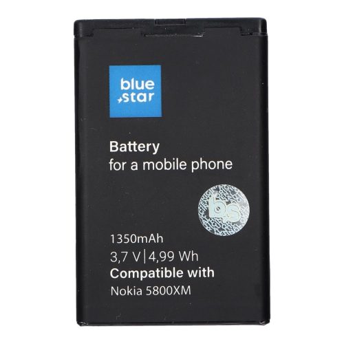 BLUE STAR PREMIUM battery for NOKIA 5800 XM / C3-00 / N900 / X6 / 5230 / Lumia 520 / 525 1350 mAh