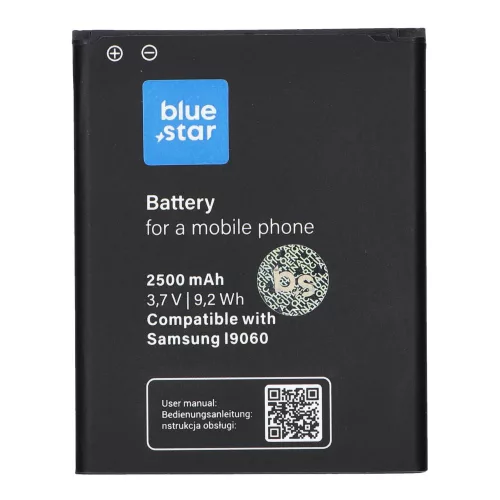 Battery for Samsung Galaxy Grand I9082 / Galaxy Grand Neo I9060 2500 mAh Blue Star Premium