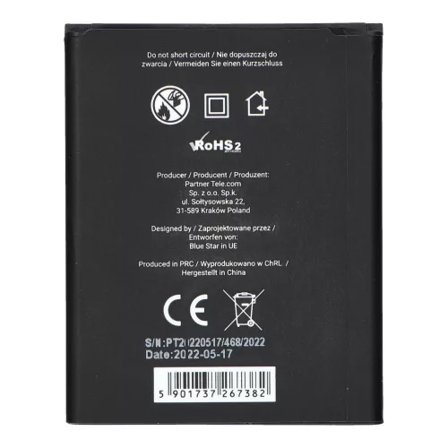 Battery for Samsung Galaxy Grand I9082 / Galaxy Grand Neo I9060 2500 mAh Blue Star Premium