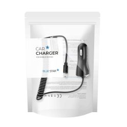 Car charger Blue Star 2A with cable Micro USB black