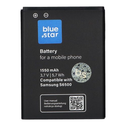 BLUE STAR PREMIUM bateria do SAMSUNG Galaxy Mini 2 S6500 / Galaxy Young S6310 / Galaxy Ace Plus S7500 1550 mAh