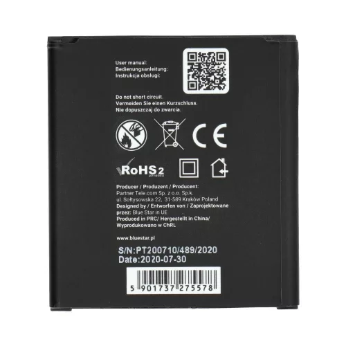Battery for Samsung Core Prime G3606 G3608 G3609 2200 mAh Blue Star Premium