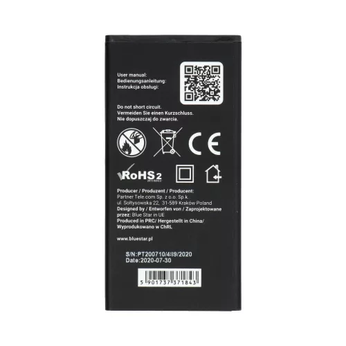 Battery for Huawei Y5 / Y560 / G620 2000 mAh Blue Star